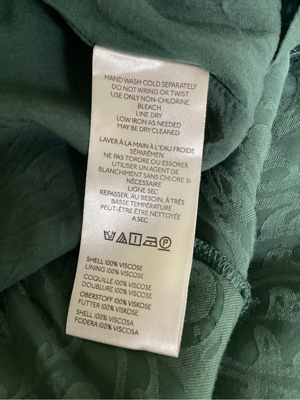 Anthropologie The Somerset Maxi Dress Mock-Neck Edition Small Green Tiered - Picture 10 of 16